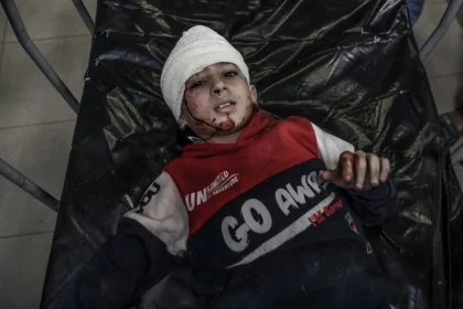 Yaralı Çocuk Gazze