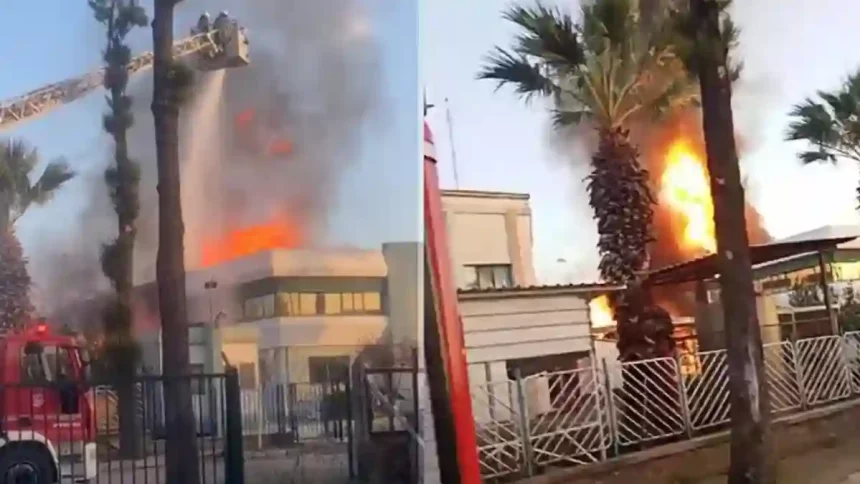 İzmir Parfüm Fabrikası Yangın