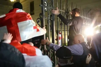 Gürcistan Seçim protestoları