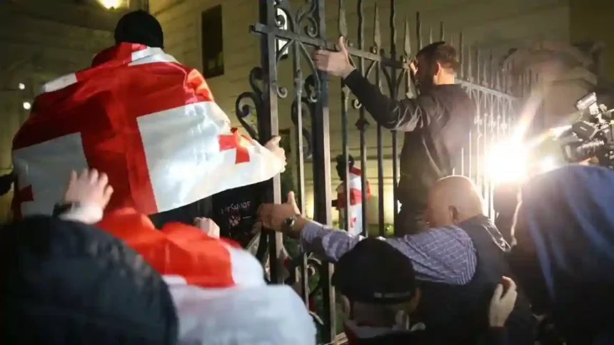 Gürcistan Seçim protestoları