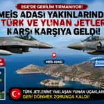 Türk Yunan Uçakları Meis Adası